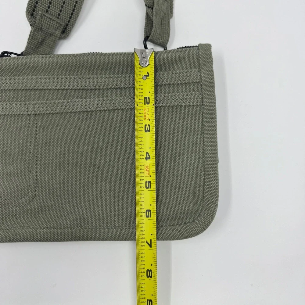 The Particulars Nice Pack Mini‎ Cross Body Canvas Bag Light Green